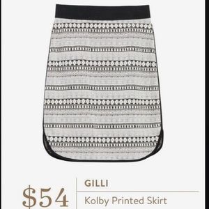 Gilli Kolby Printed Skirt
